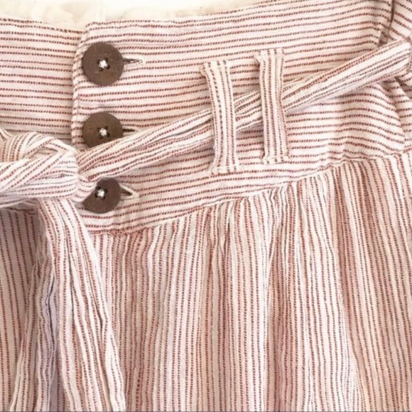 Free People high rise striped jumpsuit pants sz 6 - Picture 4 of 10